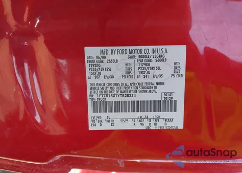 2000 Ford Ranger Xlt from USA, damaged, VIN 1FTZR15X1YTB28234